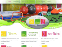 Tablet Screenshot of pilatescorpoeequilibrio.com.br